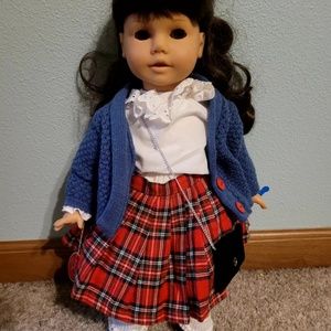 Vintage Engel Puppe School Girl Doll